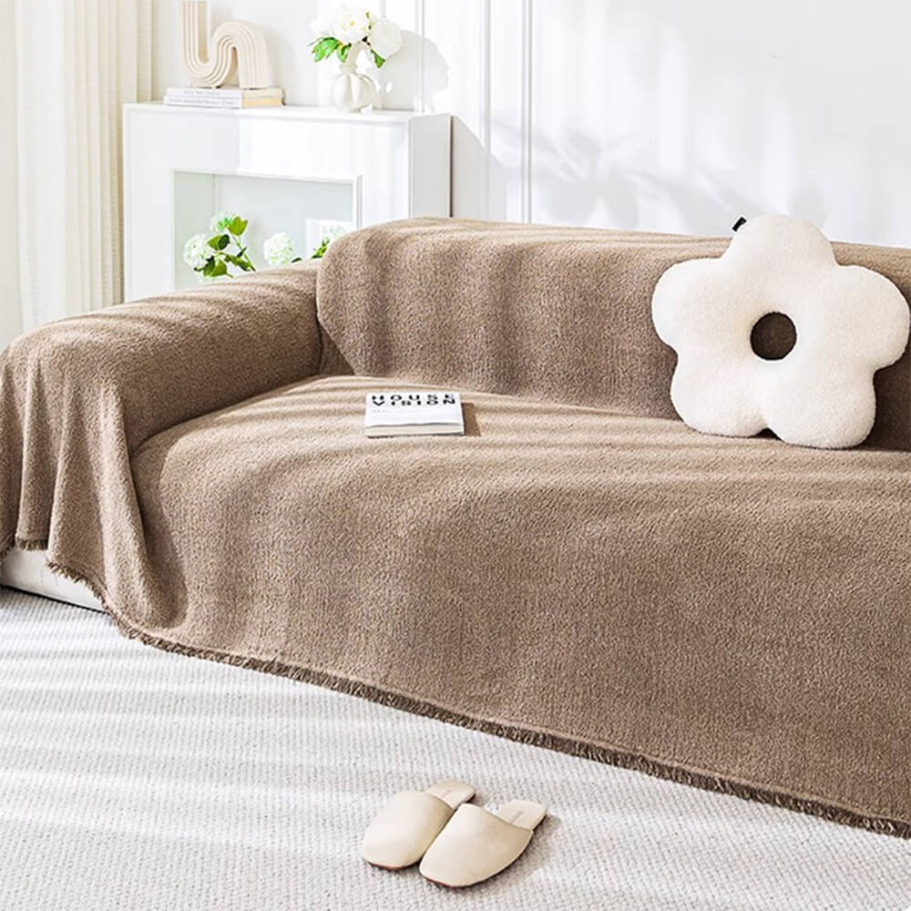 Soft Plush Waterproof Multi-Purpose Sofa Protection Couch Cover